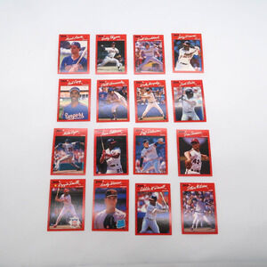 1990 Donruss Baseball Card Lot of 15 Cards Dale Murphy Ozzie Smith Mark Lemke